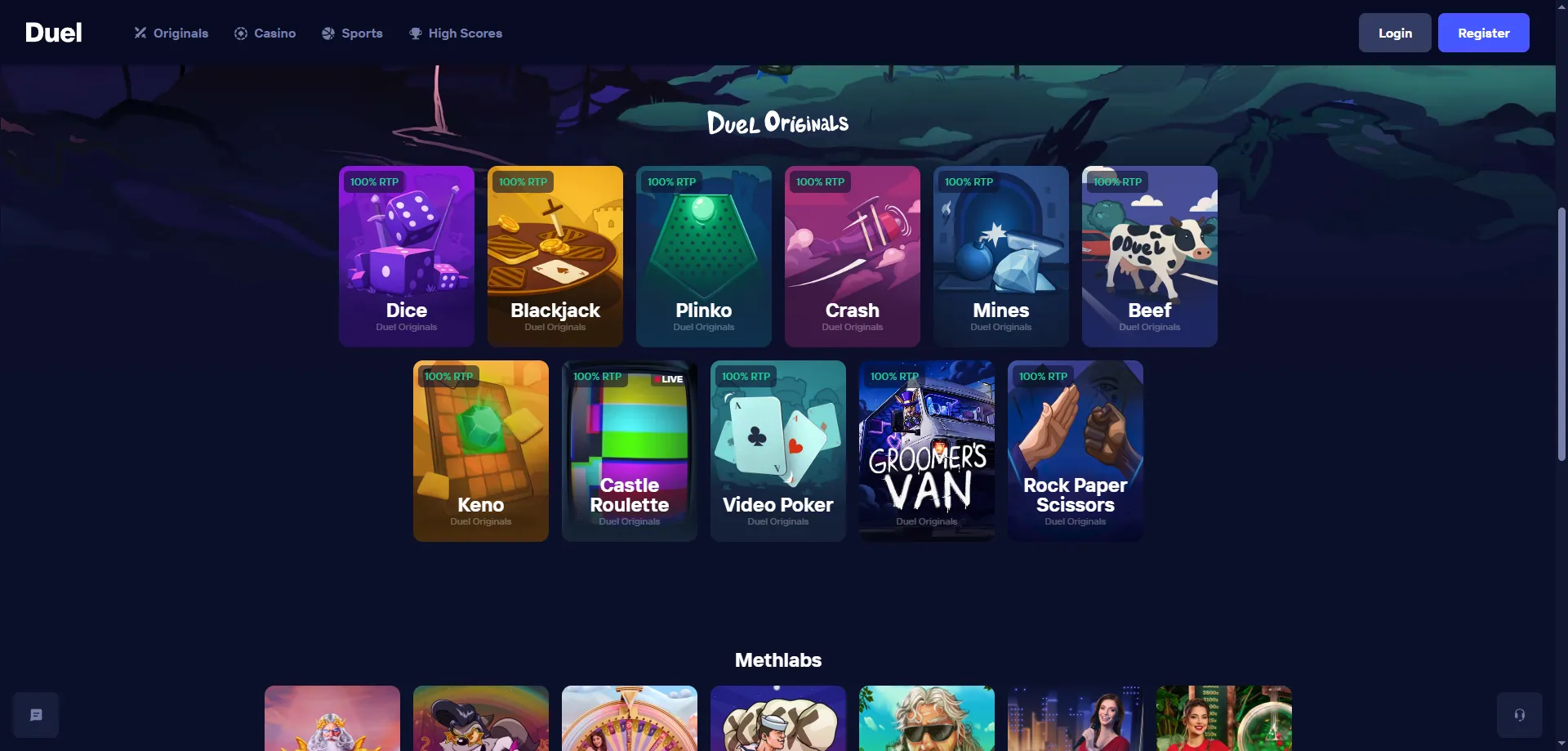 Slots en Duel Casino &mdash; tragaperras populares de Hacksaw y Pragmatic Play